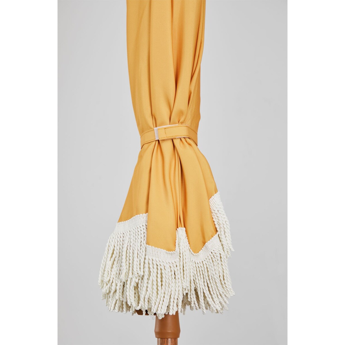 Parasol ogrodowy retro żółty curry Mika Ø175 cm