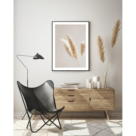 Poster Story, Plakat, Obraz - Suszona Trawa Pampasowa Ecru, wymiary 30 x 42 cm