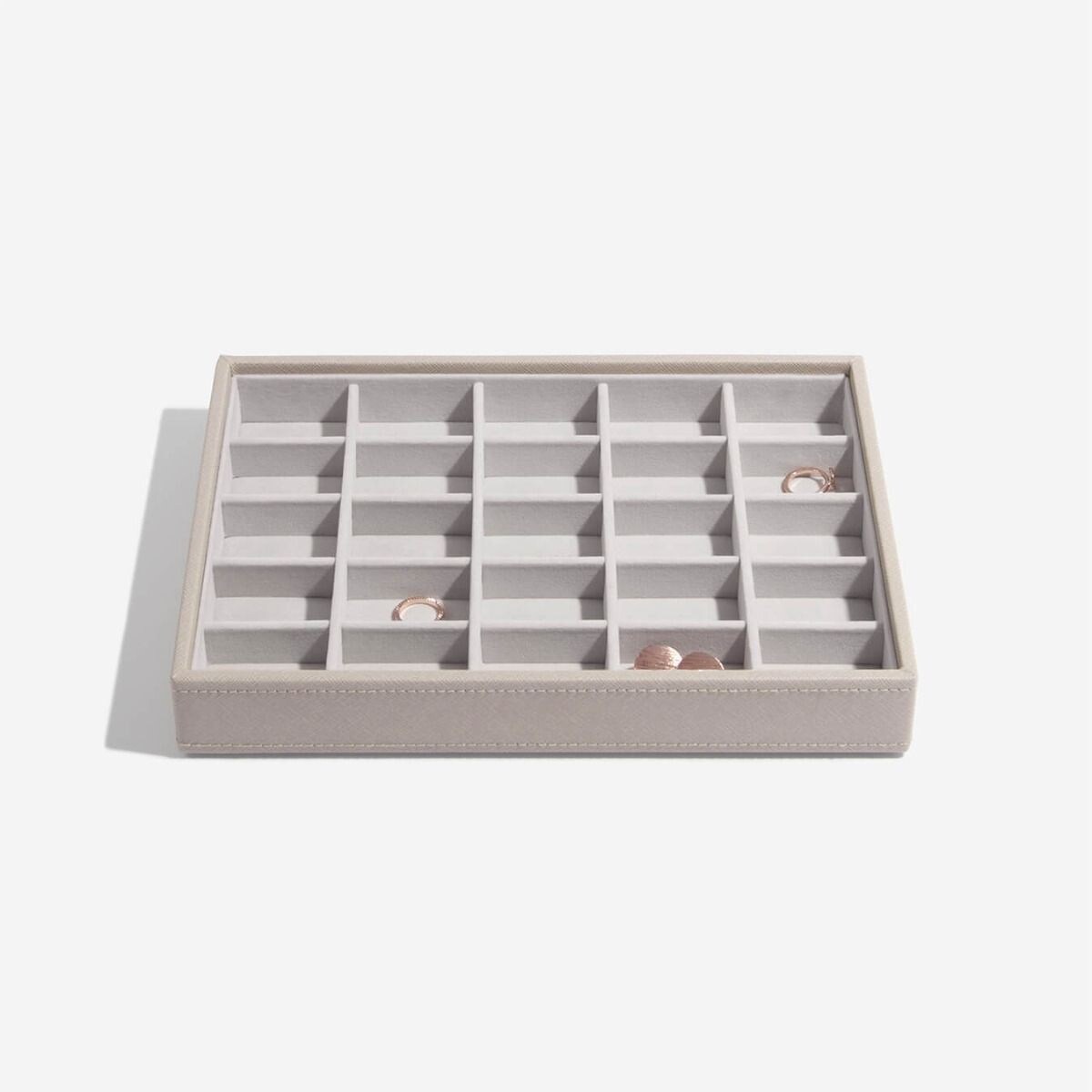 Szkatułka na biżuterię Stackers poczwórna classic taupe