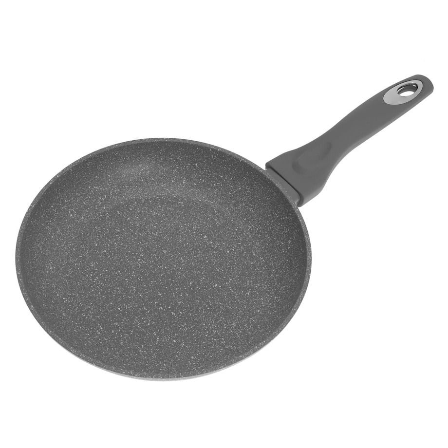 Patelnia granitowa z pokrywką 24cm indukcja gaz KLAUSBERG Marmo Grey