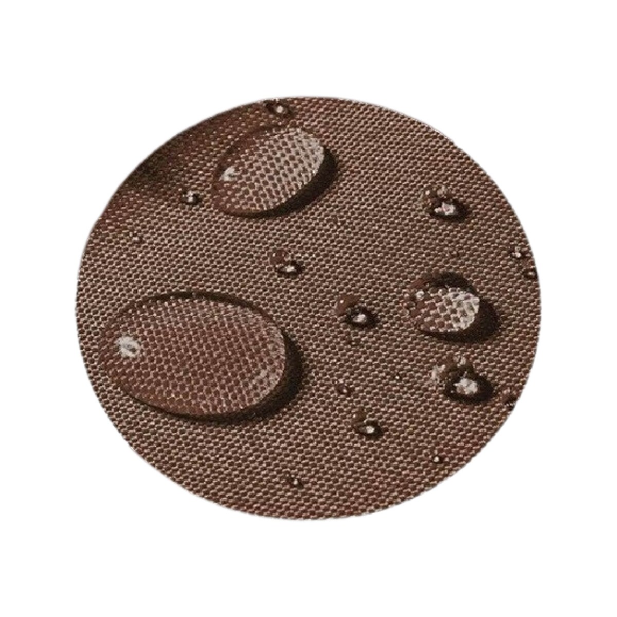 Legowisko Dla Psa 80X60 Cm Z Miejscem Na Imię Wodoodporne Owalne Wygodne Brązowe