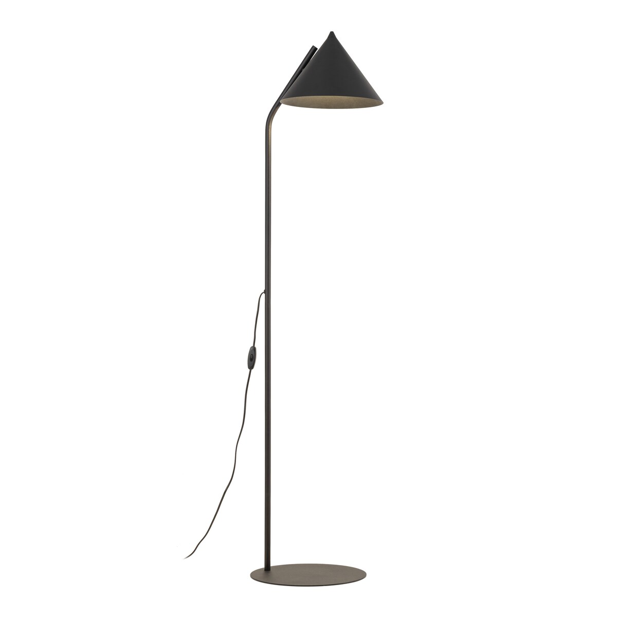 Lampa podłogowa TK Lighting CONO BLACK 16010 czarna E27 do salonu sypialni nowoczesna metalowa