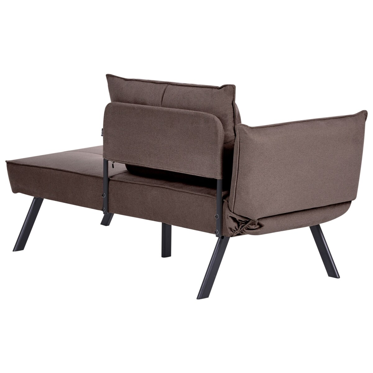 Szezlong lewostronny ROCAMADOUR Brązowy