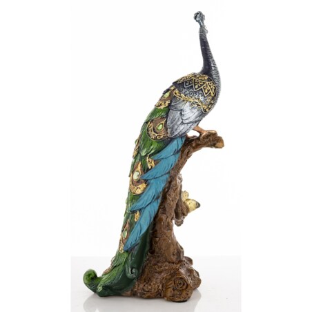 Dekoracja - Paw 29x10x14 cm POAT-2