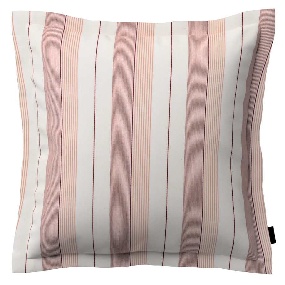 Poszewka Mona na poduszkę 45x45 czerwone pasy
