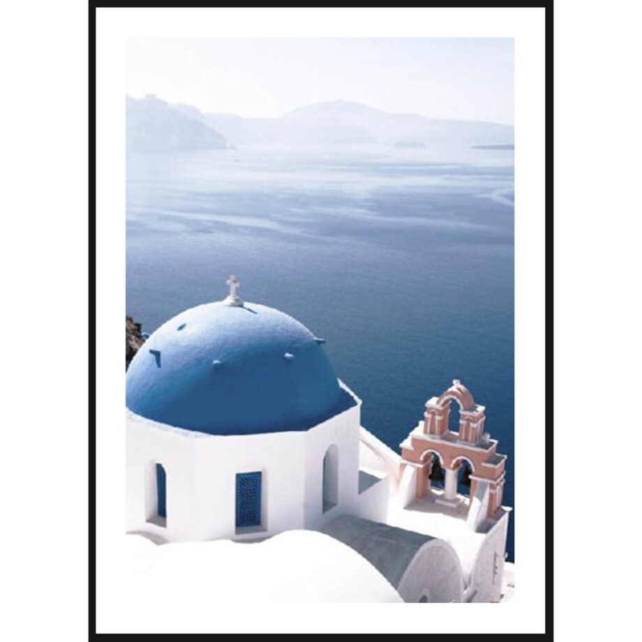 Poster Story, Plakat, Obraz - Santorini, wymiary 60 x 84 cm