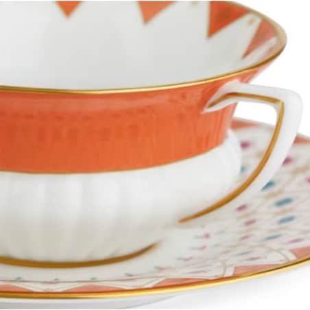 Filiżanka do herbaty ze spodkiem Peony Diamond Wonderlust Wedgwood