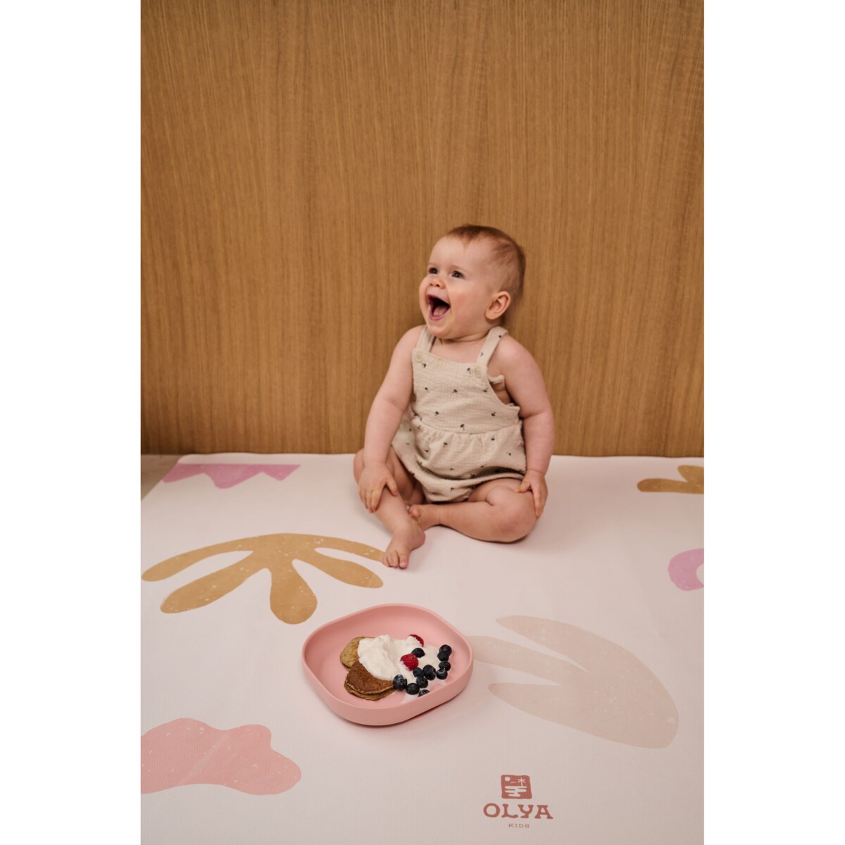 Mata Ochronna OLYA KIDS wzór ORGANIC BEACH 95x125cm