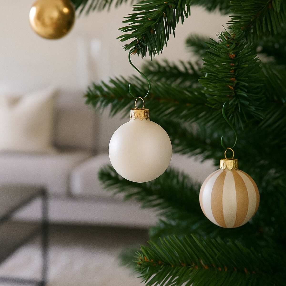 Haczyki do ozdób choinkowych, 40 sztuk, zielone