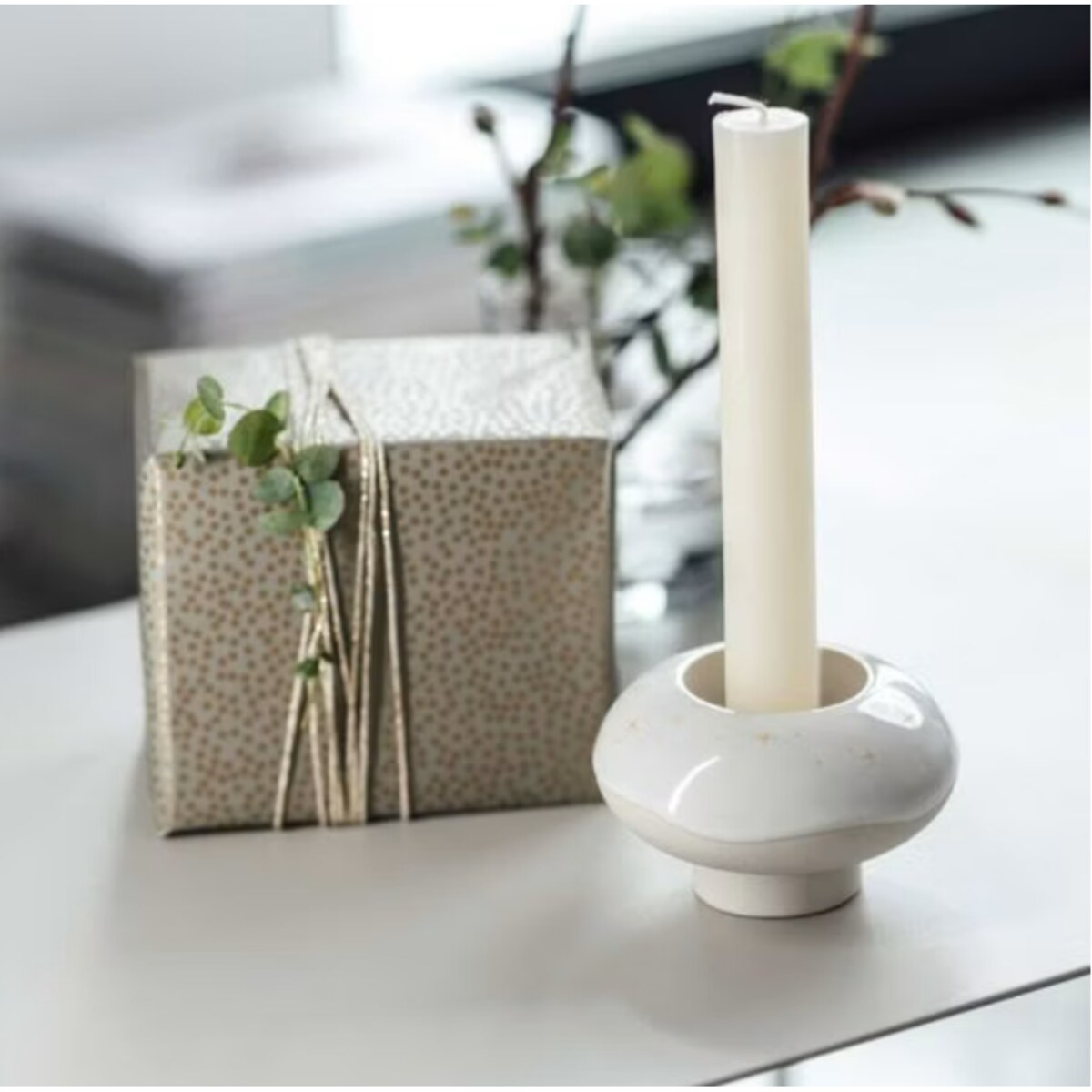 Świecznik w kształcie donuta Winter Glow, 9.1 x 9.1 x 5.5 cm, Villeroy & Boch