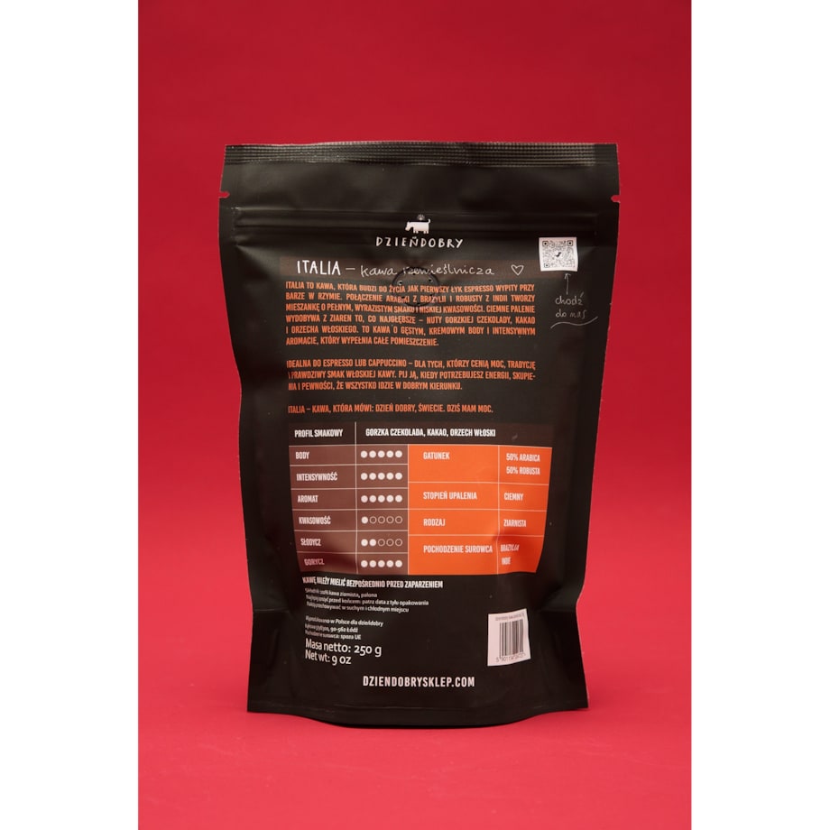 Kawa rzemieślnicza Italia - ziarna