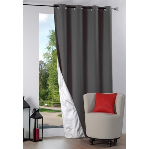 Zasłona termiczna na przelotkach NELSON, 135 x 240 cm