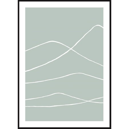 Poster Story, Plakat, Obraz - Górska Biała Linia, wymiary 42 x 60 cm