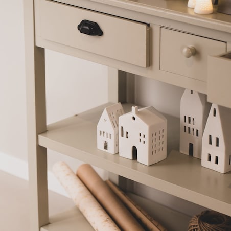 Lampion Domek Owalne Drzwi, 10 x 7.5 x 15 cm, Raeder