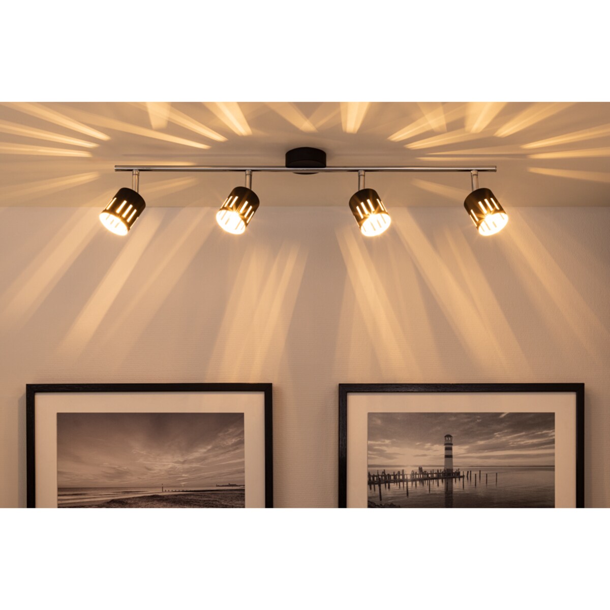 Lampa Sufitowa BRITOP Lighting 4xG9 28W Połączenie Chromu i Czerni w Klasycznym Stylu, Polski Producent, 1 szt.