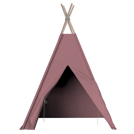 Tipi, zgaszony róż, 110 x 110 x 155 cm, Cotton Story