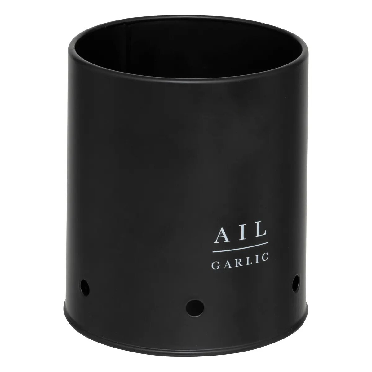 Komplet pojemników na ziemniaki, cebulę i czosnek Black