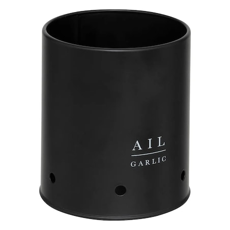 Komplet pojemników na ziemniaki, cebulę i czosnek Black