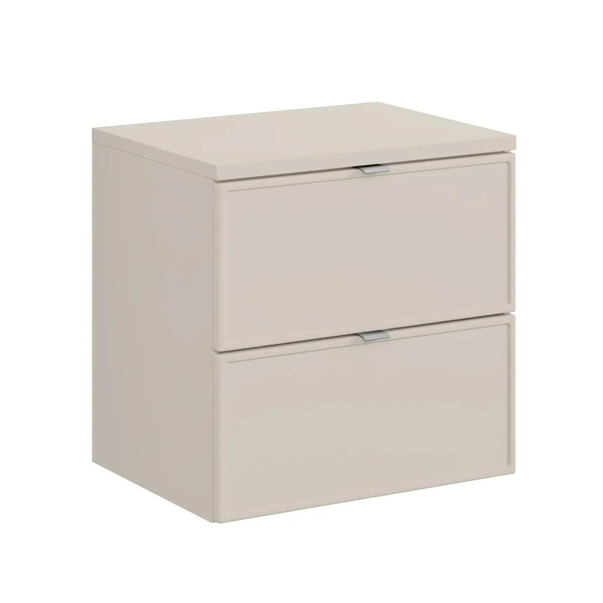 Szafka pod umywalkę nablatową BELLA CASHMERE 82-60-2S z blatem 60 cm kaszmir