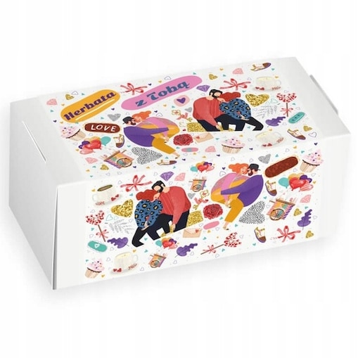 Najlepszy podarunek Zestaw wyjątkowych smaków herbat dla zakochanych gift