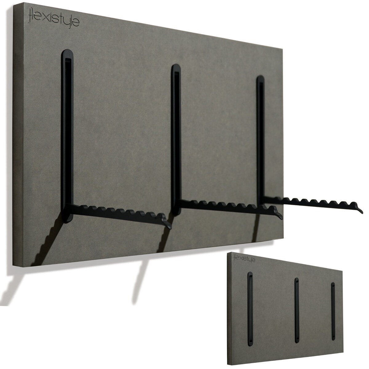 Wieszak na Ubrania Szary 25x40cm na kurtki