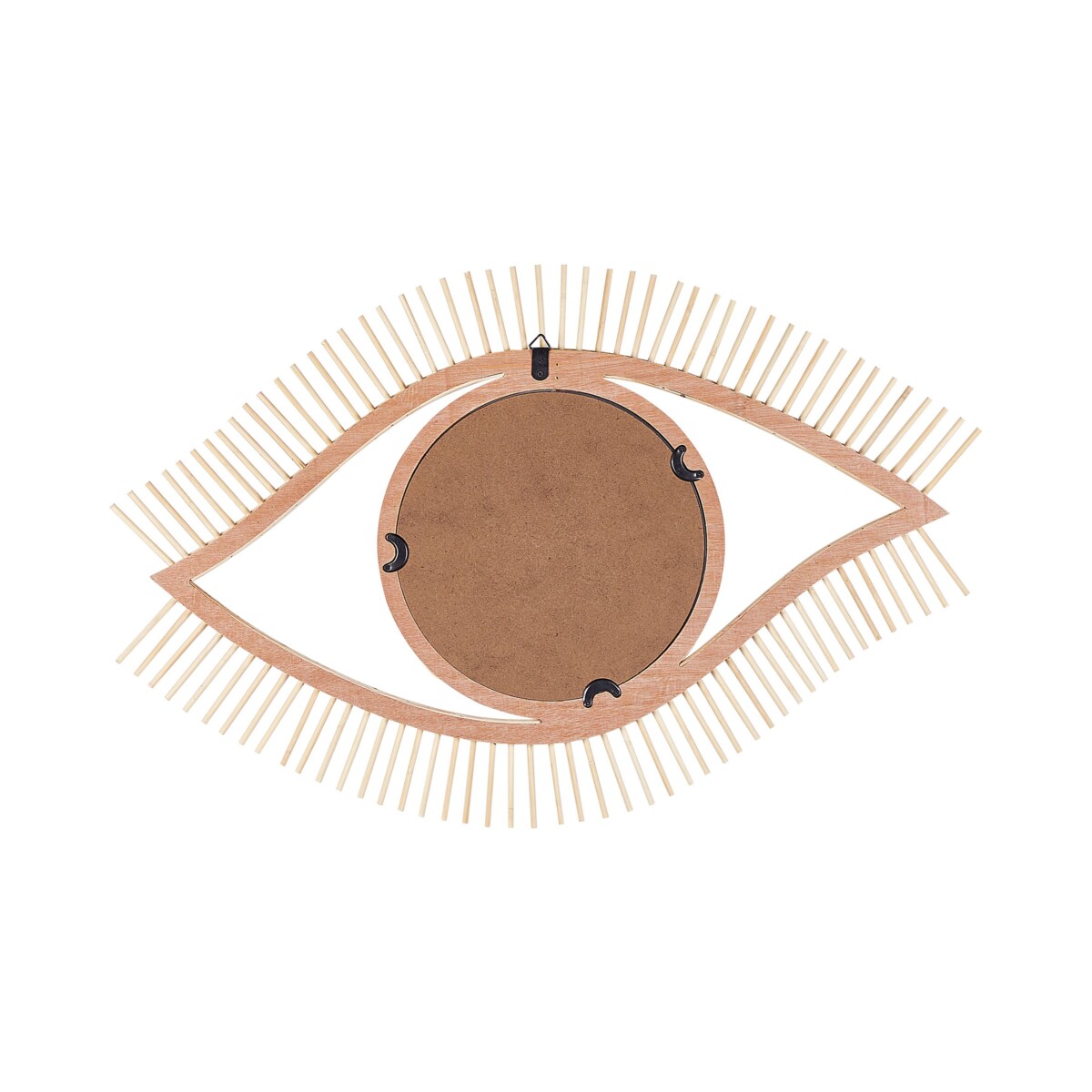 Bambusowe lustro ścienne oko 48 x 79 cm naturalne SOYOPA