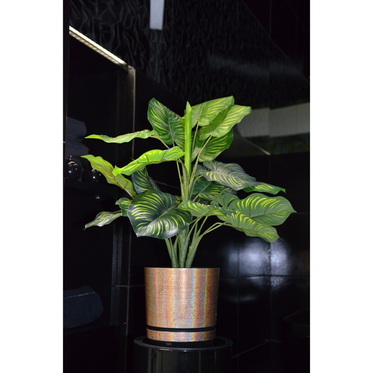 12 cm wzór SŁONECZNE PROMIENIE niezwykły tęczowy efekt holograficzne drobinki mieniąca brokatowa