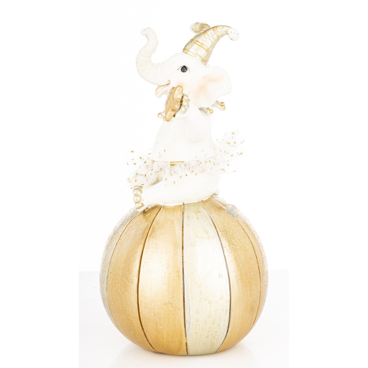 Figurka - słoń na piłce 18,5x9,5x9,5 cm CIRCO-2