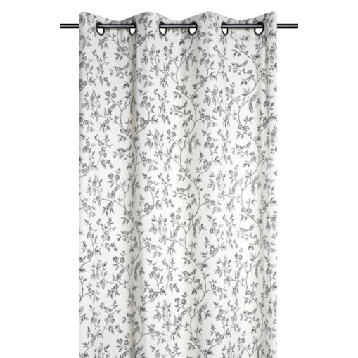 Zasłona okienna z efektem lnu, CLARINE, 140 x 260 cm