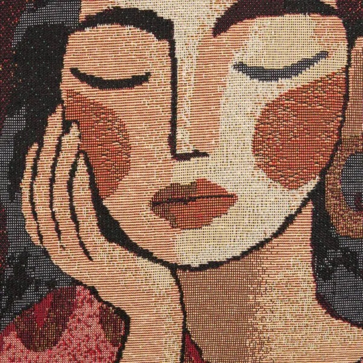 Poduszka dekoracyjna, bawełniana, Homy Woman, 40x40 cm