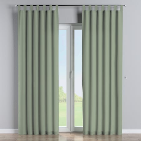 Zasłona na szelkach 1 szt. 130x245 szałwiowy