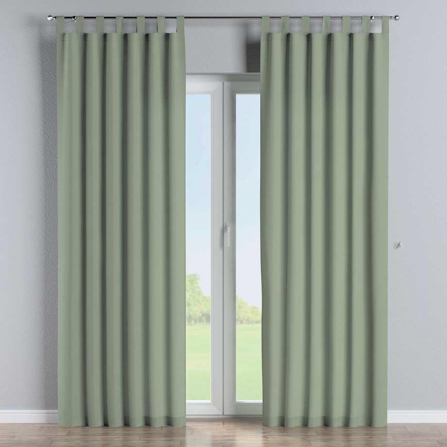 Zasłona na szelkach 1 szt. 130x245 szałwiowy