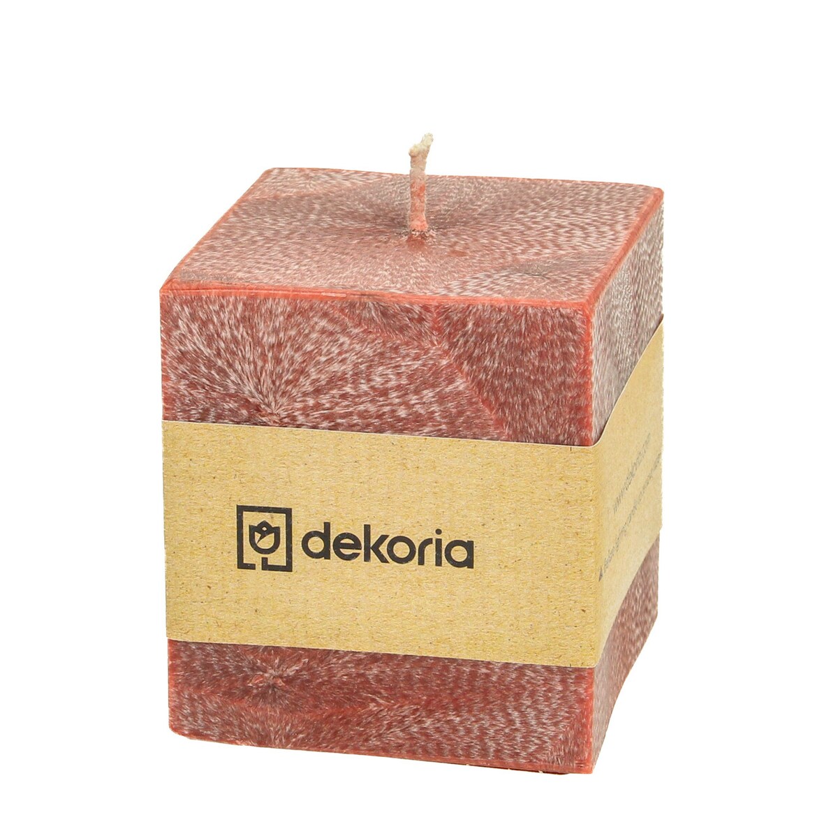 Świeca zapachowa palmowa kostka Your Inspiration, 7,5x7,5x8,5 cm