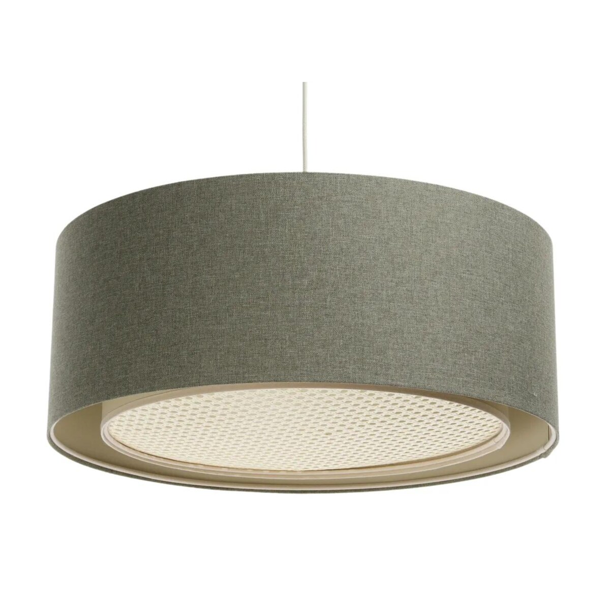 Lampa wisząca ERUTAN RATTAN 60 zielona