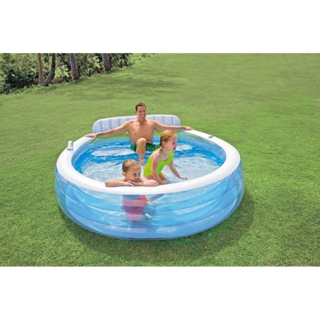Basen dmuchany z ławeczką LOUNGE, INTEX