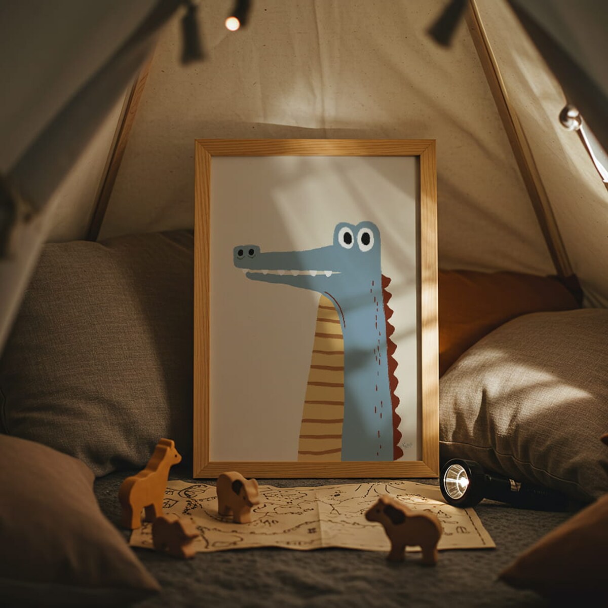 plakat pan krokodyl 70x100