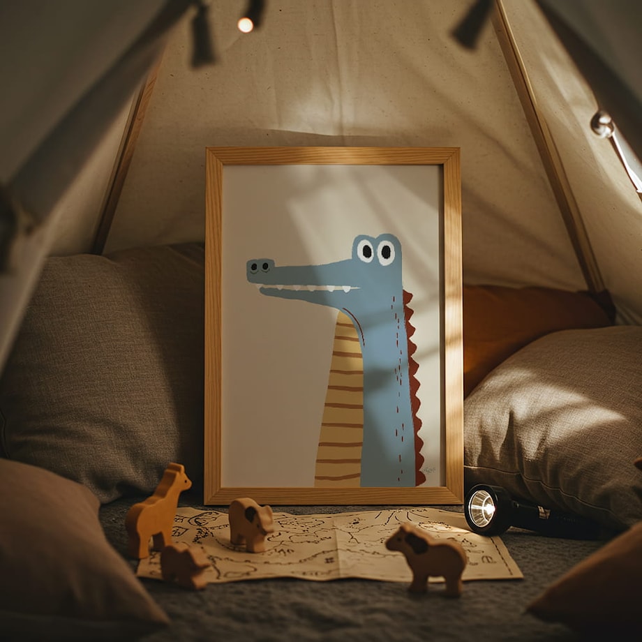 plakat pan krokodyl 70x100