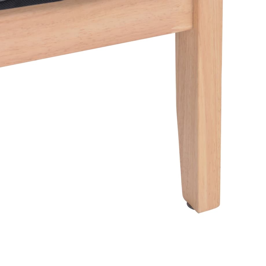 vidaXL 2-osobowa sofa materiałowa, ciemnoszara