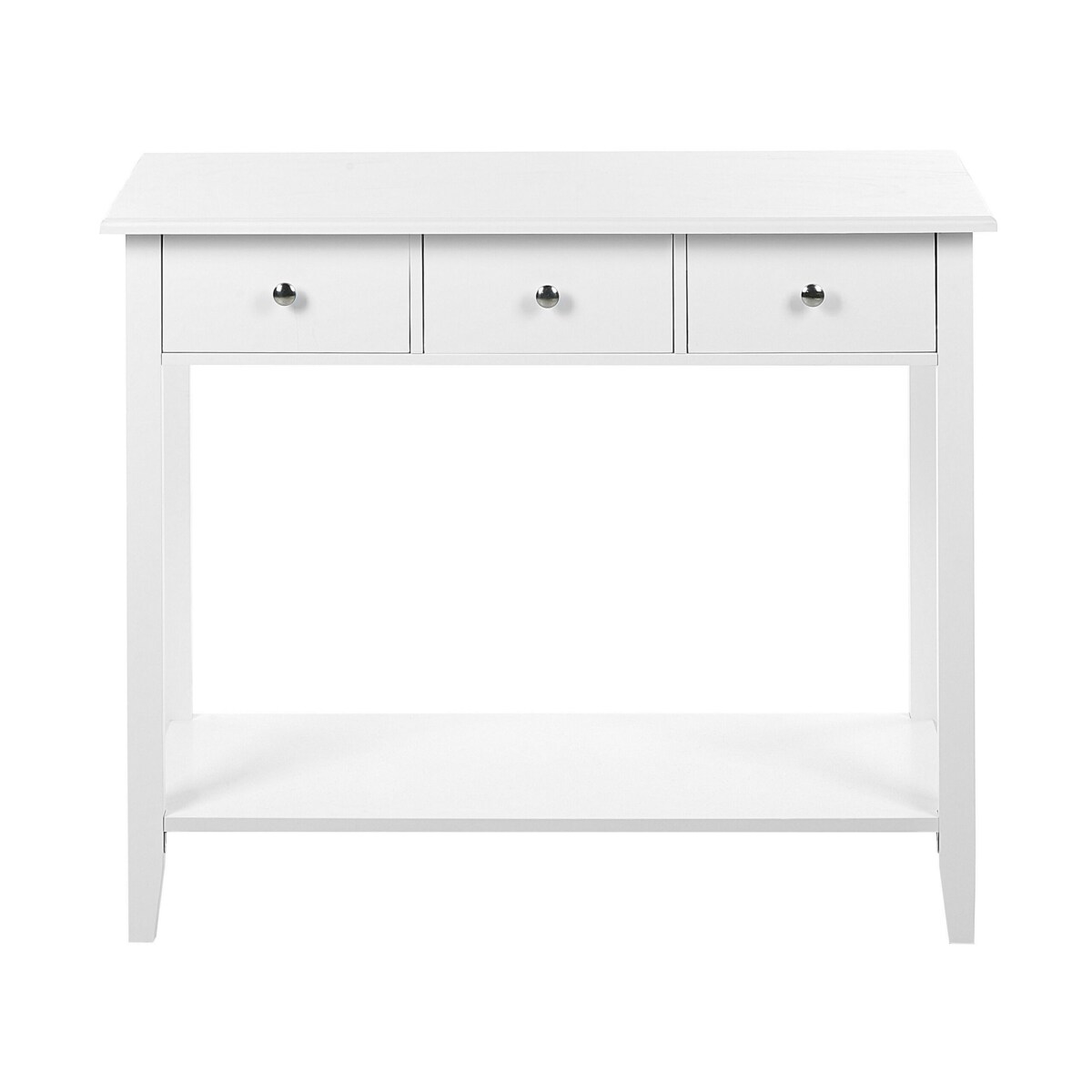 Konsola 3 szuflady biała GALVA