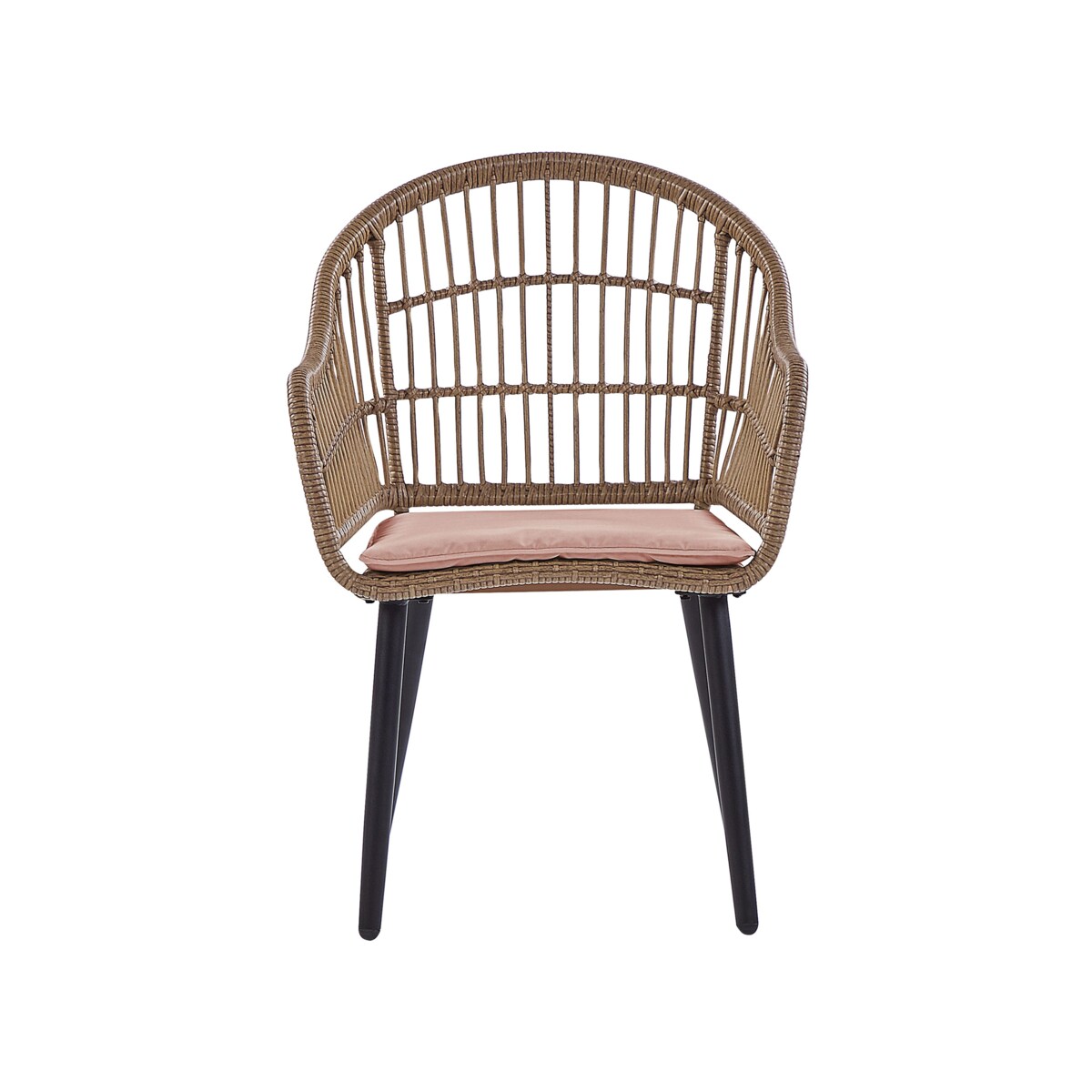 Zestaw ogrodowy dla 6 osób ALIANO z poduszkami Technorattan Pastelowy róż