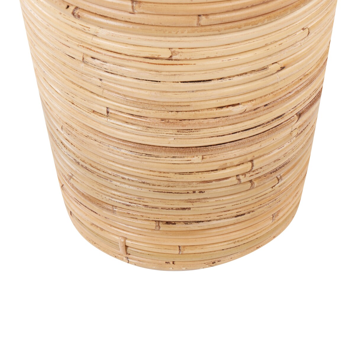 Wazon dekoracyjny ELATIA Rattan 70 cm Naturalny