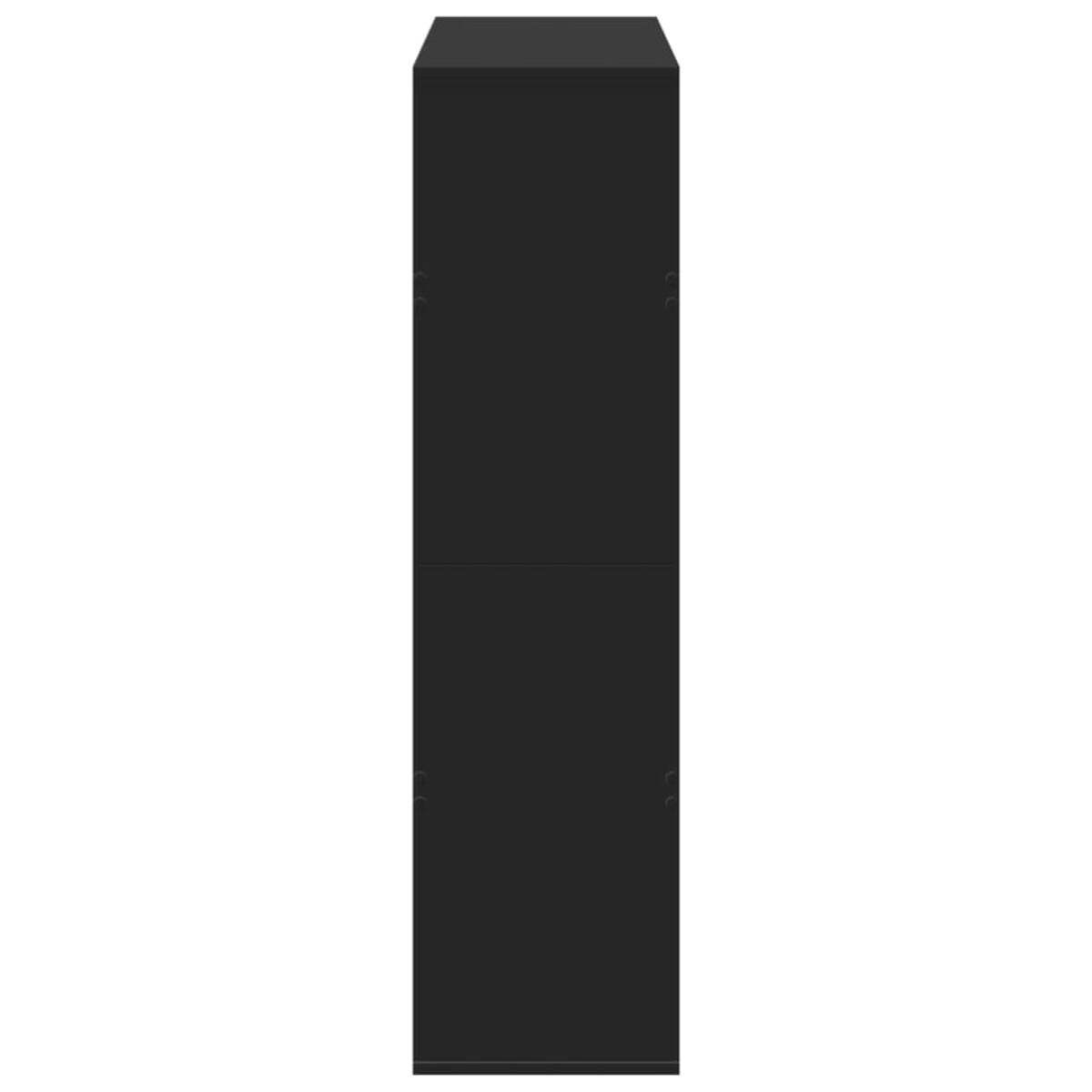 vidaXL Regał/przegroda, czarny, 100x33x125,5 cm