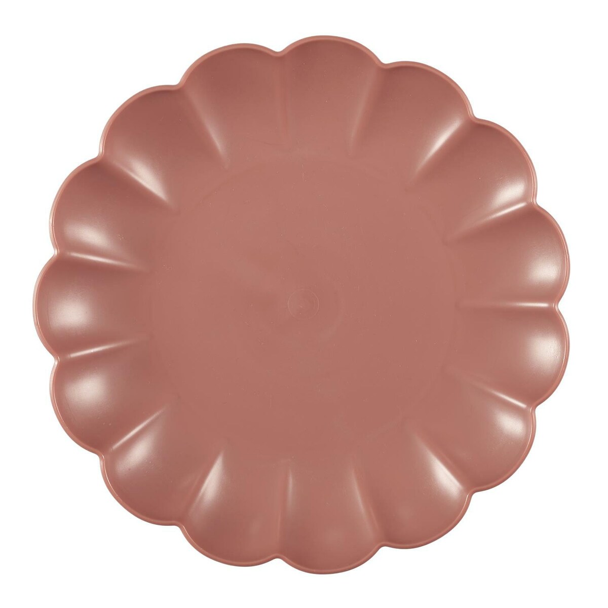 TALERZ DESEROWY Iris 20,5 cm różowy z tworzywa PP