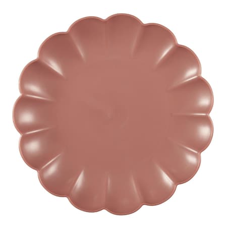 TALERZ DESEROWY Iris 20,5 cm różowy z tworzywa PP