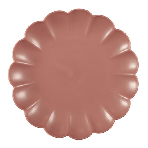 TALERZ DESEROWY Iris 20,5 cm różowy z tworzywa PP