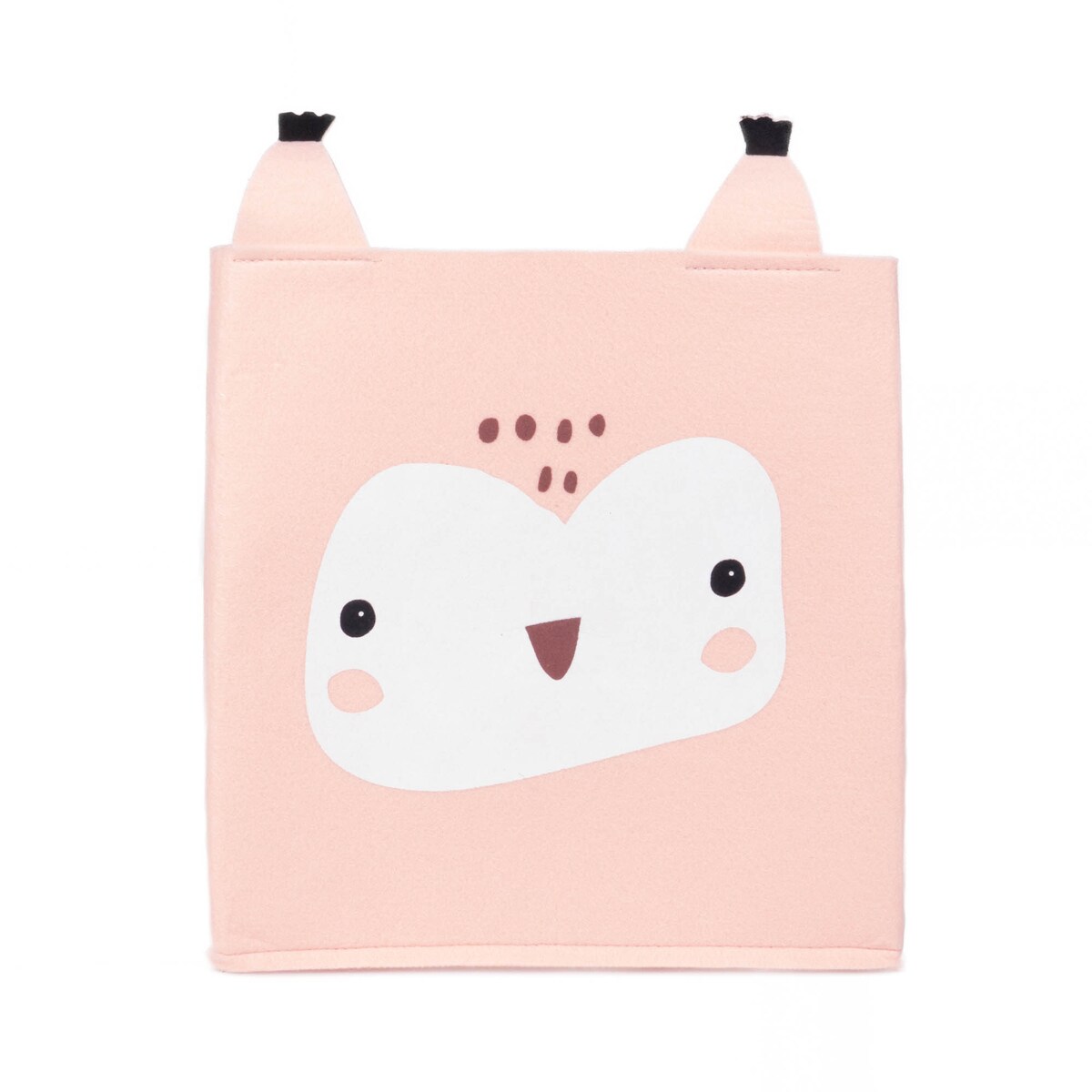 Pojemnik na zabawki składany FOREST FRIENDS, z uszkami, filcowy