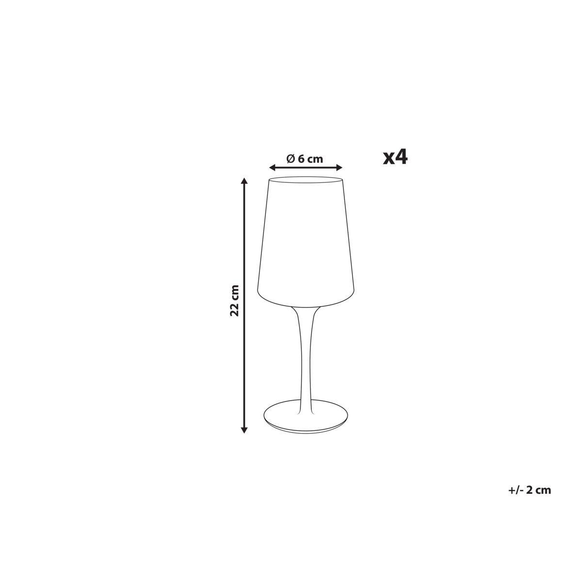 Kieliszki do wina QUARTZ