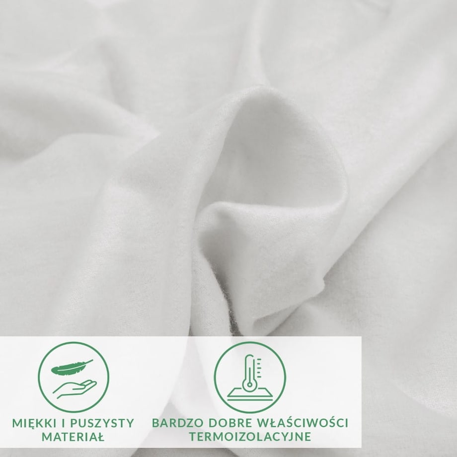 Prześcieradło flanela z gumką 140x200 kolor ecru