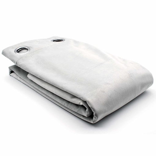 Zasłona okienna na przelotkach SUEDINE, 135x240 cm, TODAY