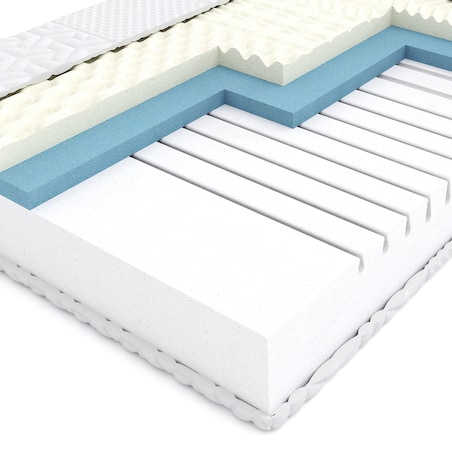 Materac 160x200 TEMPO marki PAN MATERAC średnio-twardy piankowy